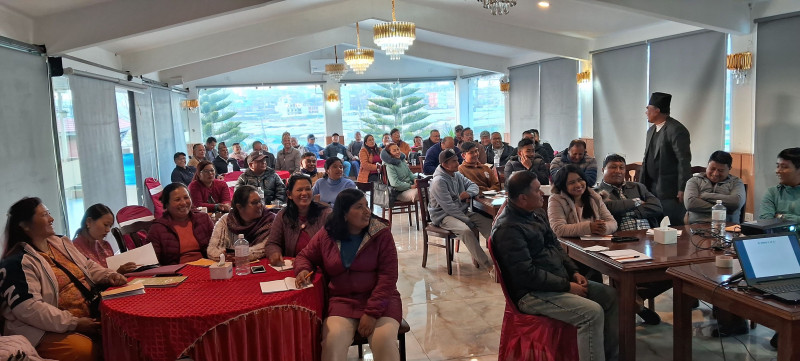 समदर्शीमा समिति उपसमिति क्षमता अभिबृद्धि सम्बन्धी एकदिने अनुशिक्षण कार्यक्रम सम्पन्न