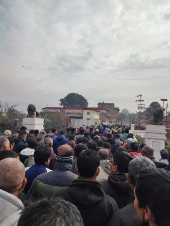 वडा अध्यक्ष चवालको शवदाहमा हजारौं सहभागी 