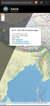 चीनमा महाभूकम्प ः नेपालमासम्म धक्का