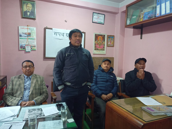 गुरु गणेश साकोसमा गराइयो सपथ ग्रहण 