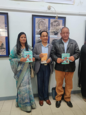 लेखक ई. रामविन्दु श्रेष्ठका दुई पुस्तकहरुको विमोचन