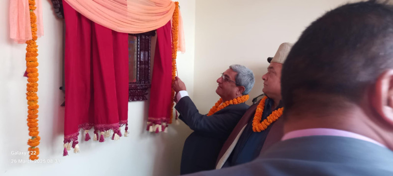 गृहमन्त्रीले गरे भक्तपुर दमकल भबनको उदघाटन 