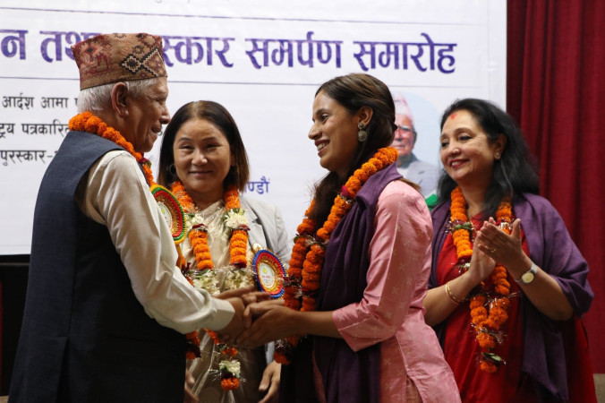 पत्रकार बिनु सुवेदीसहित चार जना स्रष्टाहरू सम्मानित